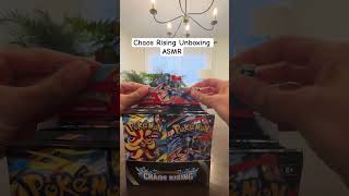 Chaos Rising Unboxing ASMR #viral #pokemon #chaosrising #pokemoncards #pokemontcg #blowup #asmr