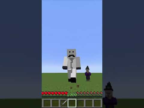 How to kill a witch in Minecraft #shorts