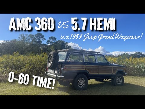 Thumbnail for 5.7 HEMI vs AMC 360: 0-60 Speed Test COMPARISON (Spoiler Alert: Hemi Wins) #hemiswap #amc360