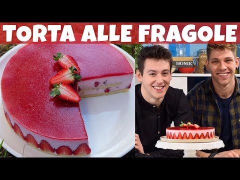 SPECTACULAR STRAWBERRY CAKE - Modern mousse cheesecake - recipe by LUCAKE | Davide Zambelli