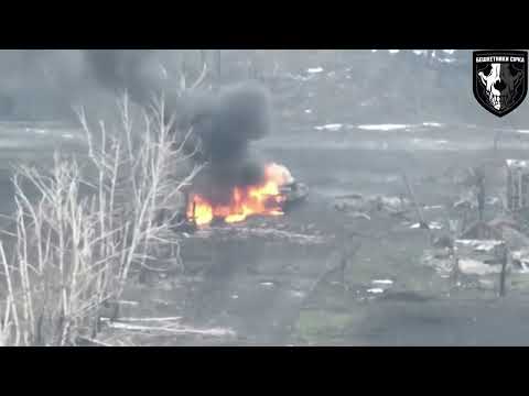 This destroyed T-72B3 close-up