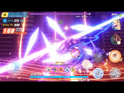 [Honkai Impact 3rd - SEA] EX Abyss RL (412D) : Husk Nihilus (Paralyze)(619 pts) - SS GD PV S1 HoT