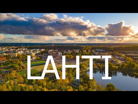 Lahti ilmasta 2020 - Flying over Finland [4K]