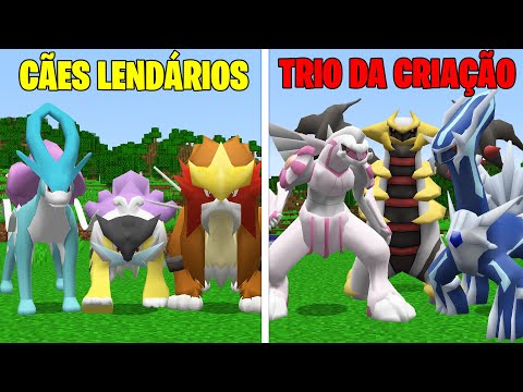 Trios Pokémon Decidem meu Time no Minecraft Pixelmon