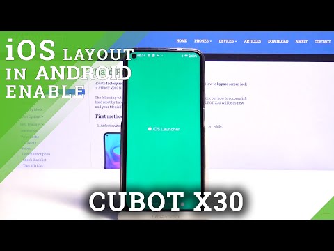 How to Download iOS Launcher on CUBOT X30 – Install iOS Menu