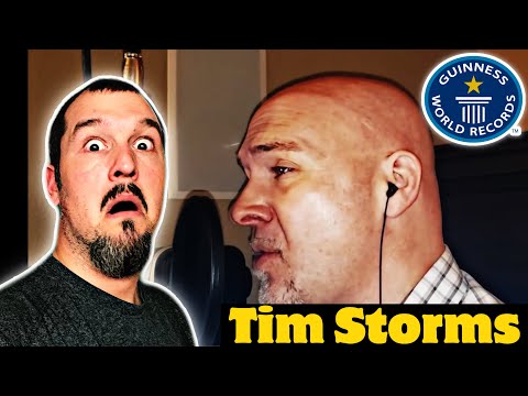 Saucey Reacts | Tim Storms - Lonesome Road | The LOWEST Voice World Record Holder!