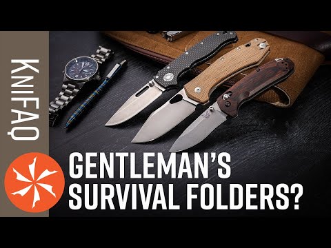 KnifeCenter FAQ #93: Leather Vs Kydex + Gentleman’s Survival Knives?