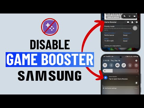 How to Disable Game Booster Permanently on Samsung Galaxy Phone