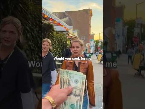 Paying strangers to cook for me #cookingchallenge #cookforme #cooking #newyork