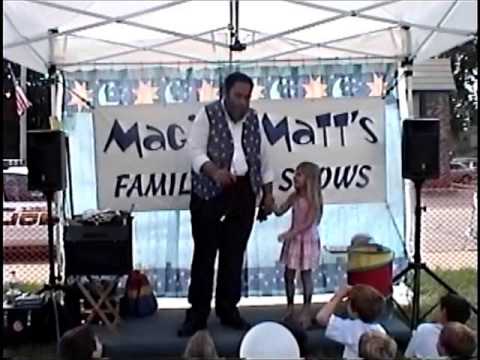 Promotional video thumbnail 1 for Magic Matt's Family Fun Shows