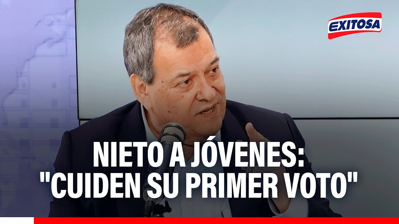 🔴🔵 Jorge Nieto hace curiosa analogía entre primer voto y el primer beso