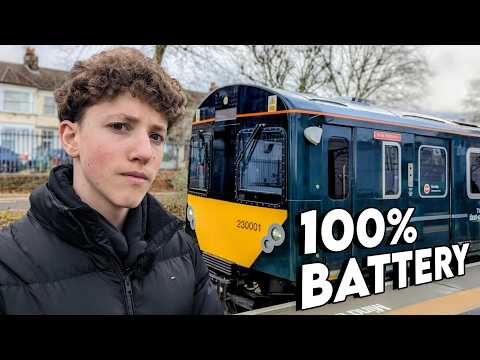 I went on the UK's ONLY BATTERY Train!