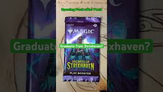 Are you going to graduate from Strixhaven! Opening a Secrets of Strixhaven Play Booster!