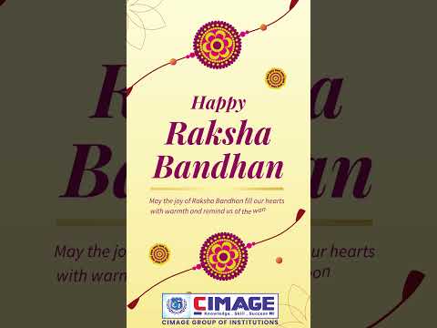 Happy Raksha Bandhan 2023 | CIMAGE College #shorts #rakshabandhan