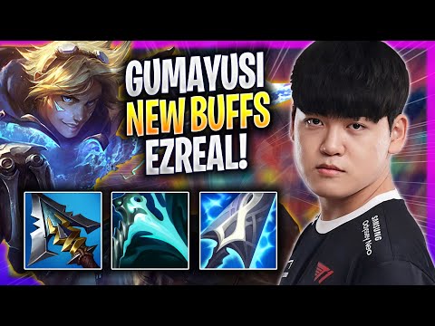 GUMAYUSI IS READY FOR EZREAL NEW BUFFS! - T1 Gumayusi Plays Ezreal ADC vs Aphelios! | Season 2023