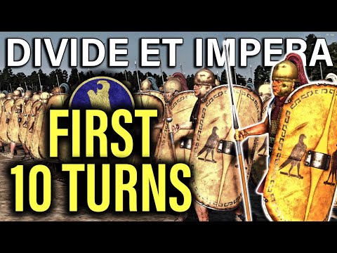ROME 2 DIVIDE ET IMPERA PTOLEMAIOI LIVE! - The First 10 Turns Total War Faction Guide
