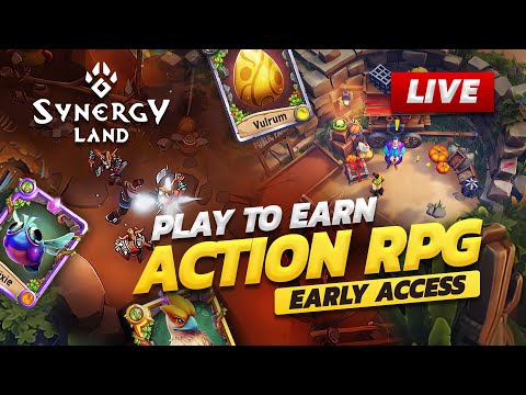 Synergy Land Play to earn action RPG gameplay!