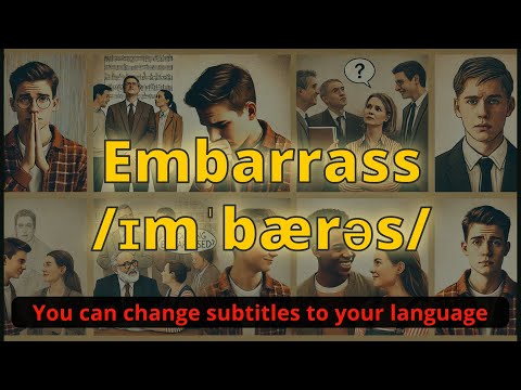 Embarrass meaning with 5 examples