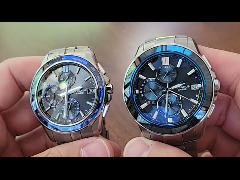 Oceanus OCW-S7000 and OCW-S4000D side by side comparison