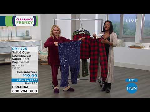 HSN | Soft & Cozy Loungewear Clearance Frenzy 02.08.2019 - 08 AM
