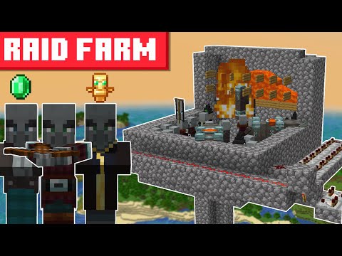 Minecraft Raid Farm 1.20 - SIMPLE DESIGN