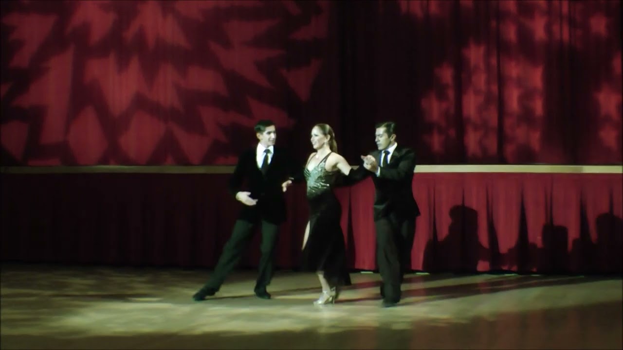 Video thumbnail for Daniel Juarez, Alejandra Armenti y Valentin at Vecher Tango April 1, 2023