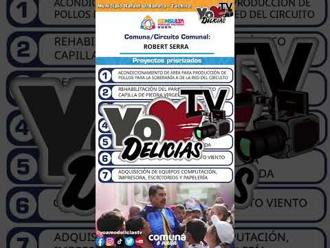 SEGUNDA Consulta Popular Nacional 2025, Delicias, Rafael Urdaneta, Tachira
