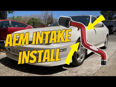 Air Intake Install | (99 Honda Prelude)