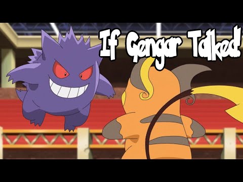 IF POKÉMON TALKED: Gengar Battles Raichu at the Vermilion Gym! #Pokemon25