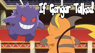IF POKÉMON TALKED: Gengar Battles Raichu at the Vermilion Gym! #Pokemon25