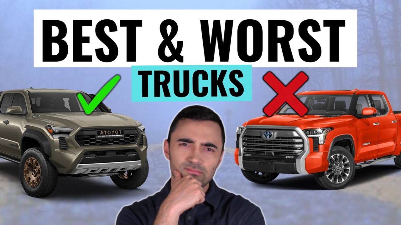 Top 5 BEST Trucks To Buy For Reliability and Value For 2025 (And Top 5 Worst!)