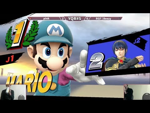 YQR#5 Smash 4 Singles - pink (Sheik, Mario) vs Beezy (Sheik, Marth)