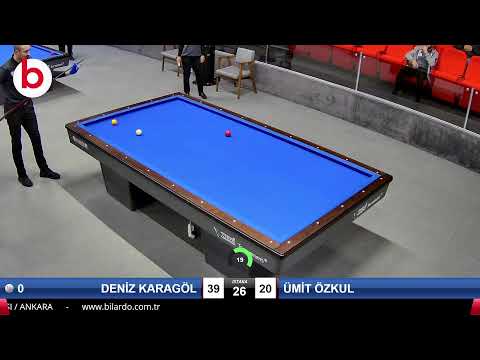 DENİZ KARAGÖL & ÜMİT ÖZKUL Bilardo Maçı - 2021 YÜKSELME LİGİ-FİNAL