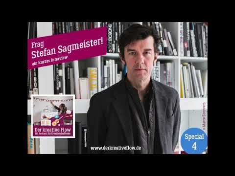 Podcast "Der kreative Flow": Special 4 – Roberta Bergmann im Interview mit Stefan Sagmeister