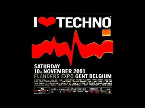 MICHAEL DE HEY. I LOVE TECHNO 10/11/2001. GENT-BELGIUM. ONLYTEKNO COLLECTION 408