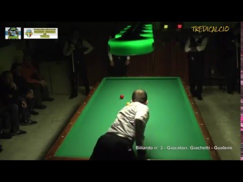 GUALEMI vs GIACHETTI - 5°Torneo Biliardo CARRARESI - 28/02/2016 Campi Bisenzio FI.