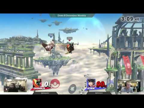 [dB Dec. Monthly — 12/18/16] Sm4sh Losers Top 8 Qualifier: Shinjoebi (Greninja) v. Skorpio (Robin)
