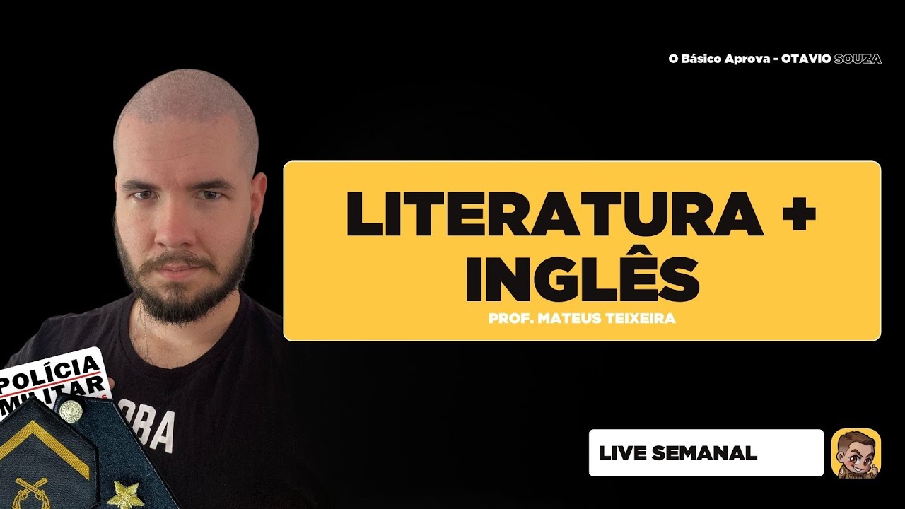 Literatura e Língua Inglesa | Live | PMMG