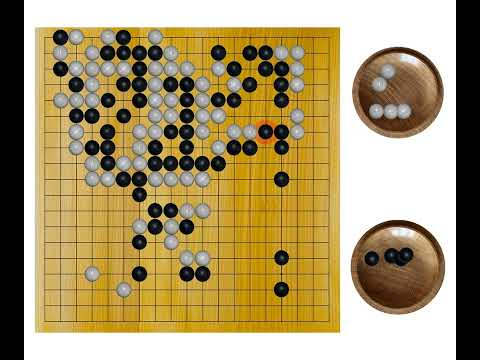 Sakata Eio(9p) - Fujisawa Hosai(9p), 1961-07-26,27, 1st Meijin Tournament, Result: B+R