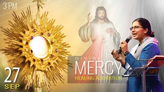 Divine Mercy Adoration Live Today | Maria Sangeetha | 27 September | Divine Retreat Centre