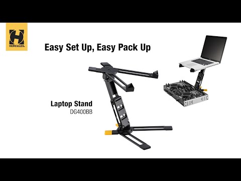 Демонстрации стойки для ноутбука Hercules DG400BB