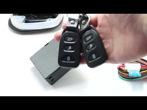 1X Car Handle Electric Remote Control 4X T 12 Whale Tail Lock Kit For RV Lock