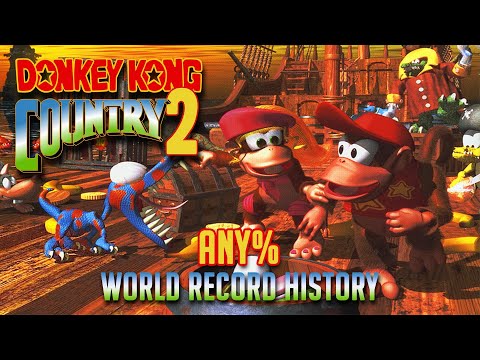 Donkey Kong Country 2 - Any% Speedrun World Record History