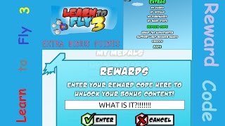 Learn to Fly 3 Reward Code (for More Bonus Points) - Part 1