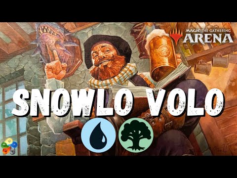 DOUBLING CREATURES WITH SNOWLO VOLO DECK IN MTGA 2022 STANDARD RANKED!!