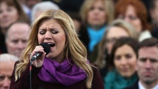 Kelly Clarkson Performs at Obama Inauguration