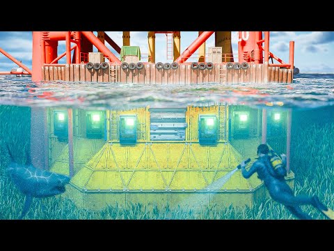 I Built a Secret Bunker Under the Oil Rig