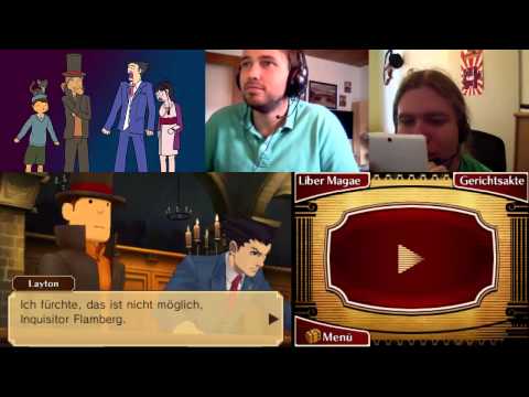 Let's Play Together Professor Layton VS Ace Attorney [blind] German #70
