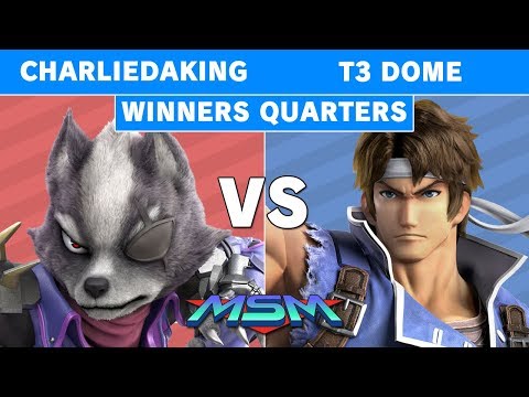 MSM 199 - Charliedaking (Wolf) vs CG | T3 Dome (Richter) Winners Quarters - Smash Ultimate