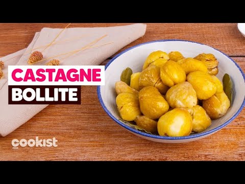 Come fare le CASTAGNE BOLLITE in pochi e semplici passi, saranno MORBIDE e SAPORITE! 🌰